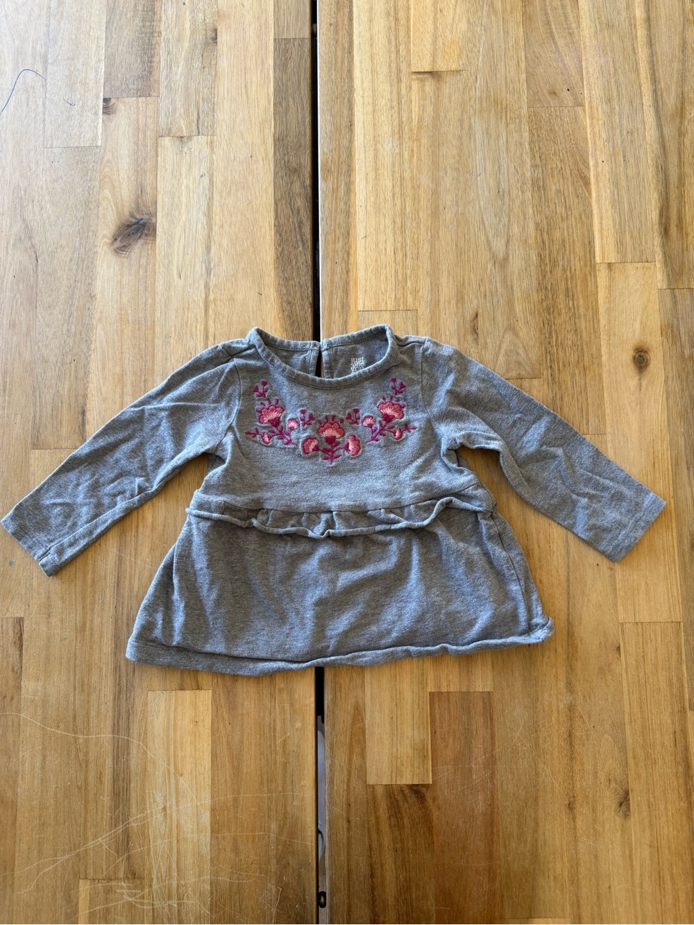 carters grey dress Just One You Carter’s Gray Floral Embroidered 12M FTR_category-type:rompers
